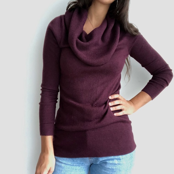 LOFT Sweaters - Ann Taylor Loft burgundy cowl neck sweater XS